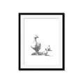 Picture of Duck and Chicks _GroupedProduct_Rectangle_Portrait_Mini_ _GroupedProduct_Rectangle_Portrait_Framed_Matted_