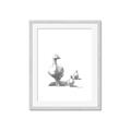 Picture of Duck and Chicks _GroupedProduct_Rectangle_Portrait_Mini_ _GroupedProduct_Rectangle_Portrait_Framed_Matted_