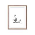 Picture of Duck and Chicks _GroupedProduct_Rectangle_Portrait_Mini_ _GroupedProduct_Rectangle_Portrait_Framed_Matted_