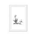 Picture of Duck and Chicks _GroupedProduct_Rectangle_Portrait_Mini_ _GroupedProduct_Rectangle_Portrait_Framed_Matted_