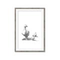 Picture of Duck and Chicks _GroupedProduct_Rectangle_Portrait_Mini_ _GroupedProduct_Rectangle_Portrait_Framed_Matted_