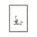 Picture of Duck and Chicks _GroupedProduct_Rectangle_Portrait_Mini_ _GroupedProduct_Rectangle_Portrait_Framed_Matted_