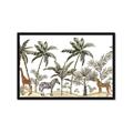 Picture of Jungle Animals _GroupedProduct_Rectangle_Landscape_Mini_ _GroupedProduct_Rectangle_Landscape_Framed_Matted_