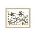 Picture of Jungle Animals _GroupedProduct_Rectangle_Landscape_Mini_ _GroupedProduct_Rectangle_Landscape_Framed_Matted_