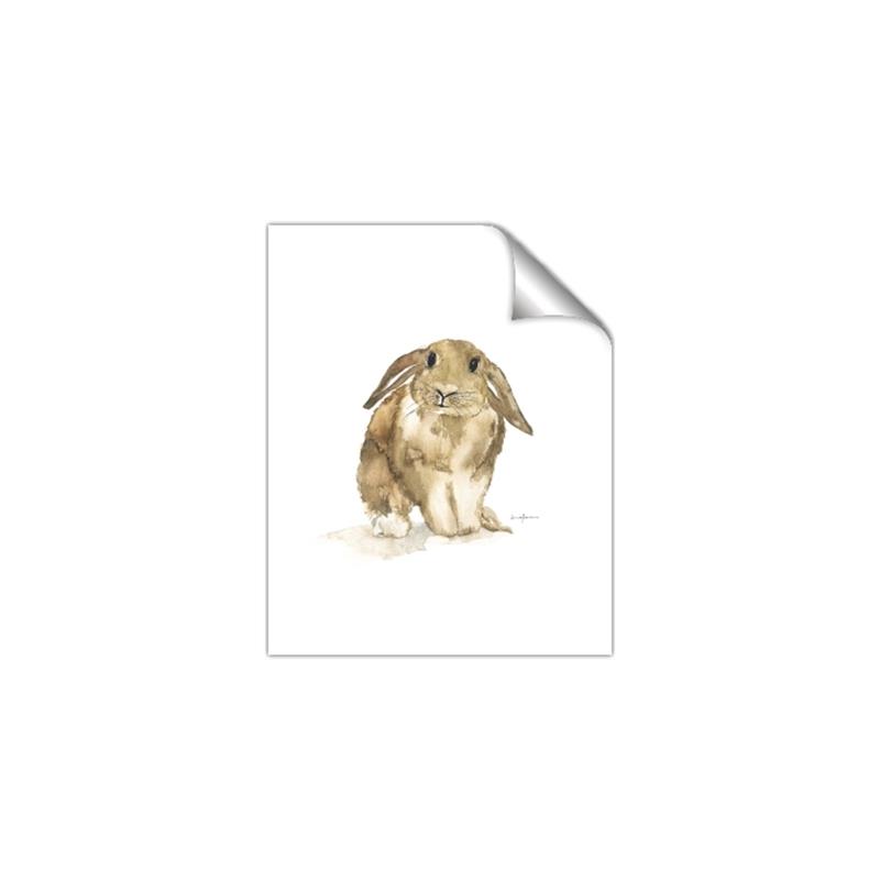 Picture of Shy Bunnies _GroupedProduct_Rectangle_Portrait_Mini_ _GroupedProduct_Rectangle_Portrait_Unframed_Print_Only_