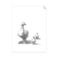Picture of Duck and Chicks _GroupedProduct_Rectangle_Portrait_Mini_ _GroupedProduct_Rectangle_Portrait_Unframed_Print_Only_