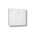 Picture of Snow White Baby Flamingo _GroupedProduct_Square_Canvas_