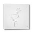 Picture of Snow White Baby Flamingo _GroupedProduct_Square_Canvas_