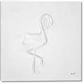 Picture of Snow White Baby Flamingo _GroupedProduct_Square_Canvas_