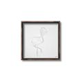 Picture of Snow White Baby Flamingo _GroupedProduct_Square_Canvas_Framed_
