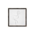 Picture of Snow White Baby Flamingo _GroupedProduct_Square_Canvas_Framed_