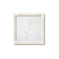 Picture of Snow White Baby Flamingo _GroupedProduct_Square_Framed_Matted_