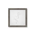 Picture of Snow White Baby Flamingo _GroupedProduct_Square_Framed_Matted_