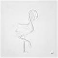 Picture of Snow White Baby Flamingo _GroupedProduct_Square_Unframed_Print_Only_