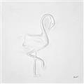 Picture of Snow White Baby Flamingo _GroupedProduct_Square_Unframed_Print_Only_