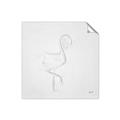 Picture of Snow White Baby Flamingo _GroupedProduct_Square_Unframed_Print_Only_