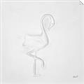 Picture of Snow White Baby Flamingo _GroupedProduct_Square_Unframed_Print_Only_
