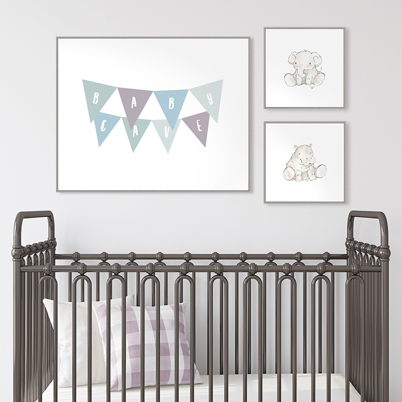 Art-nursery-kidsbedroom-typography-cute-elephant-hippo-tiny